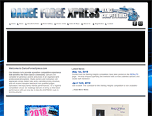 Tablet Screenshot of danceforcexpress.com